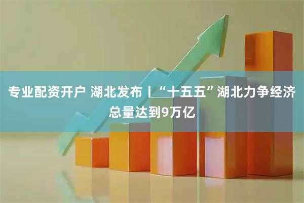 专业配资开户 湖北发布丨“十五五”湖北力争经济总量达到9万亿